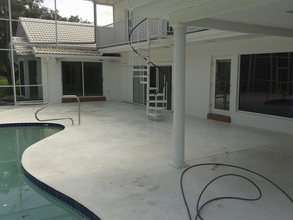 Pool Deck After